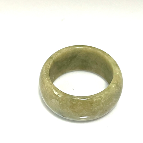 美品「パンジ」ミャンマー翡翠28号指輪