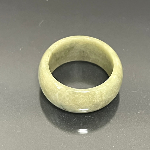 美品「パンジ」ミャンマー翡翠28号指輪