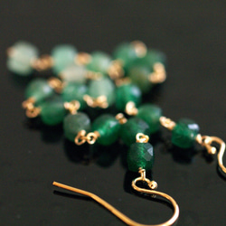 green (earring) 綠砂金石耳環 第7張的照片