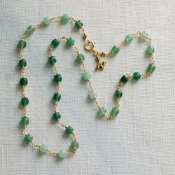 green Princess（necklace） グリーンアベンチュリンのプリンセスネックレス 3枚目の画像