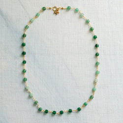 green Princess（necklace） グリーンアベンチュリンのプリンセスネックレス 2枚目の画像