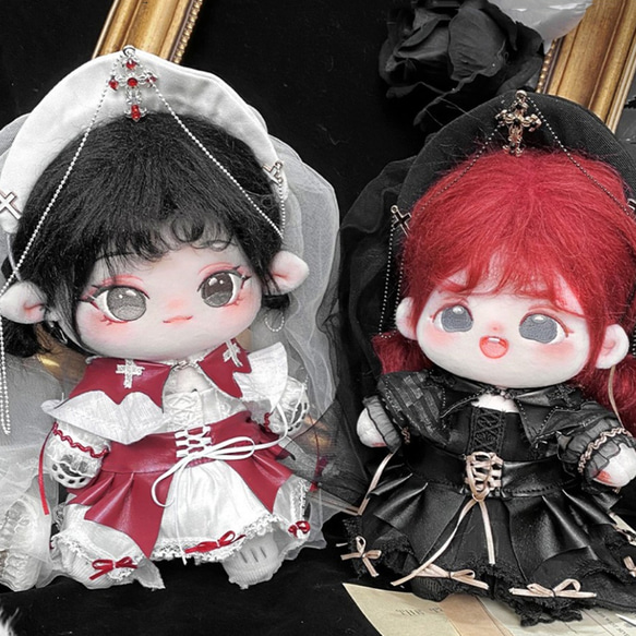 20cmぬいぐるみ服 着せ替えぬいぐるみ かわいい シスター服 聖女