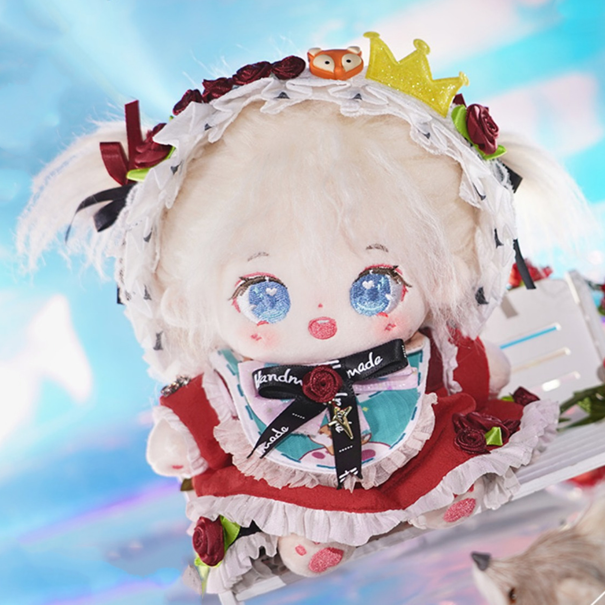 激レア着せ替えぬいぐるみ服／限定ドール服 可愛いバラ服 【20cm】