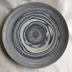 marble plate 大皿 black/blue4 1枚目の画像