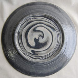 marble plate 大皿 black/blue5 3枚目の画像