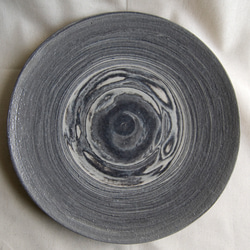 marble plate 大皿 black/blue5 1枚目の画像