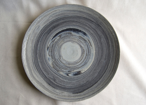 marble plate 大皿 black/blue6 1枚目の画像
