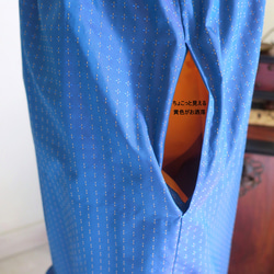 【インド/サリー】ティアードスカート＋バッグ・インド布・シンガポールから送料無料 16枚目の画像