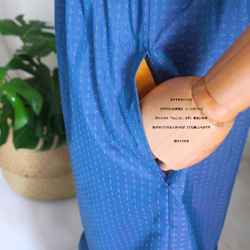 【インド/サリー】ティアードスカート＋バッグ・インド布・シンガポールから送料無料 3枚目の画像