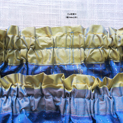 サリー布のティアードスカート＋バッグ・インド布・シンガポールから送料無料 18枚目の画像