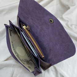 アコーディオンのジャバラ長財布/本革の財布/ac- 3枚目の画像