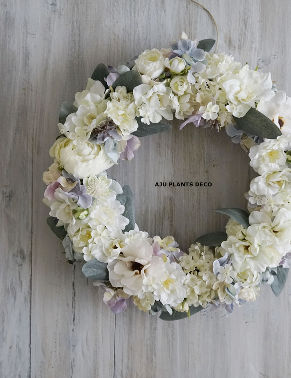 Wreath ~ Juno ~  31cm（造花） 1枚目の画像