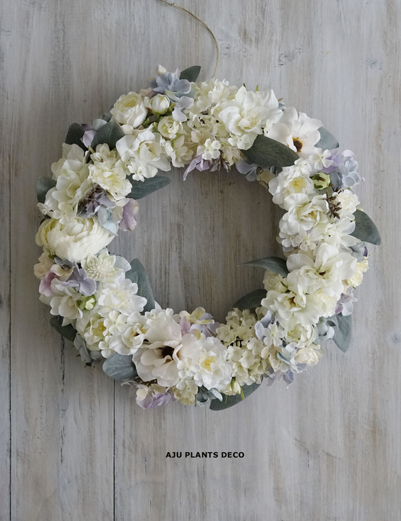 Wreath ~ Juno ~  31cm（造花） 3枚目の画像