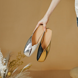 ★サイズ交換可能★本革製靴　シューズ　パンプス　サンダル　レディース 2color 11枚目の画像