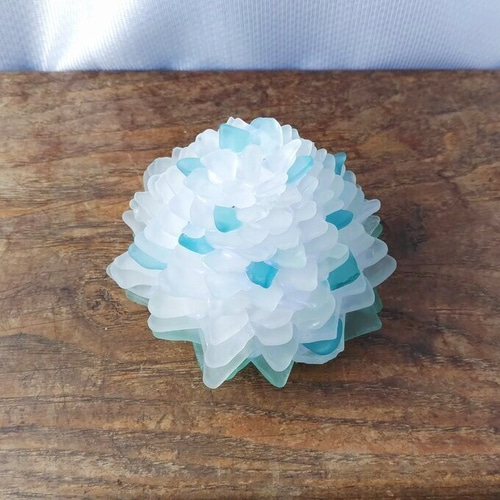 Cor様オーダー分＊コーギーのランプと紫陽花のランプシェード Cor様オーダー分＊コーギーのランプと紫陽花のランプシェード
