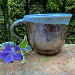 自然釉 　マグカップ　大きめ　薪窯 2枚目の画像