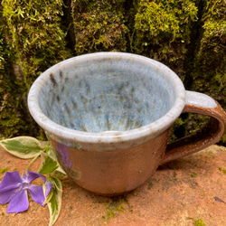自然釉 　マグカップ　大きめ　薪窯 9枚目の画像