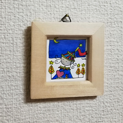 片思いのピエロの女の子 イラスト原画 イラスト takaakikaji