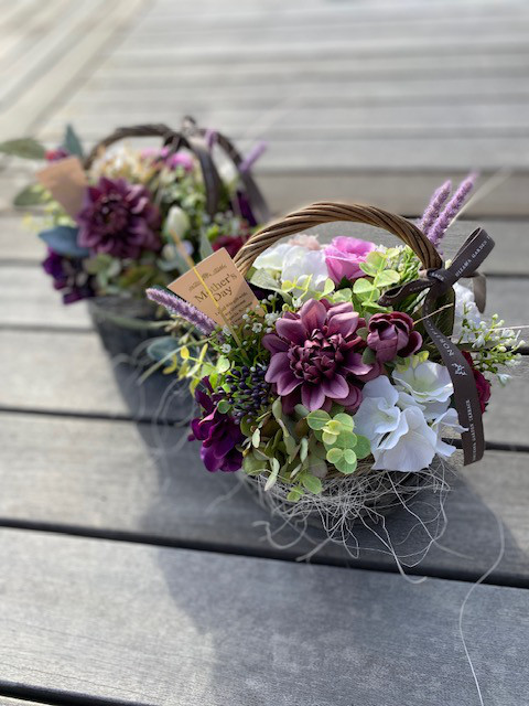 【早期特別価格】【ラッピング無料】母の日　フラワー籠　母の日　母の日フラワーギフト　母の日プレゼント