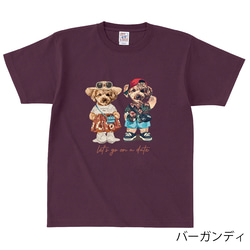 愛犬愛猫ちゃんのお顔入りTシャツ　夏のカップル編 8枚目の画像