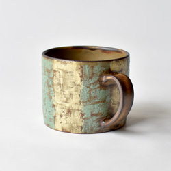 Painting mug〈stripes〉ペインティングマグカップ 021 3枚目の画像