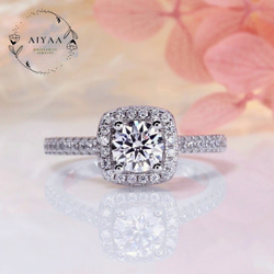 最高品質 3ct 4爪 人工ダイヤ モアサナイト パヴェ リング【13号】 最高品質 3ct 4爪 人工ダイヤ モアサナイト パヴェ リング【13号】