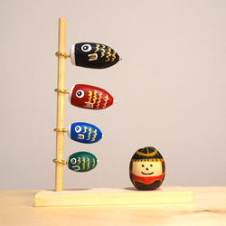 どんぐり鯉のぼりとどんぐり鎧兜のセット 五月人形 端午の節句