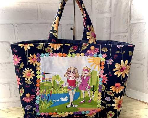 ☆ロラライハリス☆ トートバッグ キルトバッグ パネル ゴルフ カートバッグ