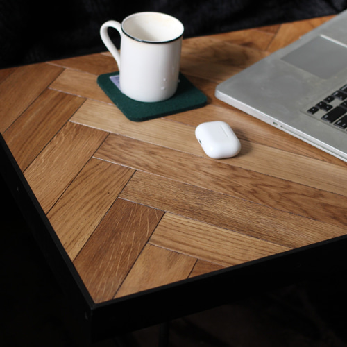 ヘリンボーン テーブル ヘリンボーン柄が映えるダイニングテーブル | Francfranc