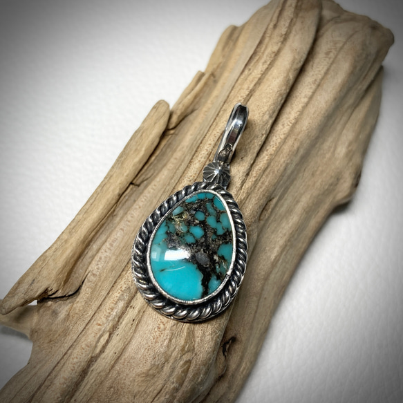 ターコイズマウンテン　シルバー　メタル　ネックレス　#インディアンジュエリー ターコイズマウンテン ターコイズ トルコ石 シルバーネックレス