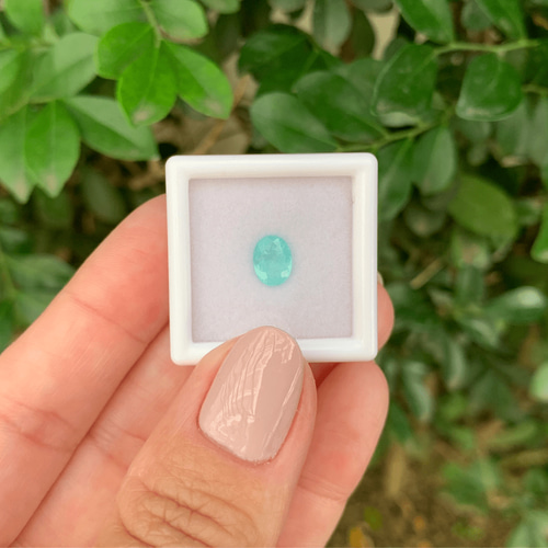 N.5615 1.06Ct パライバトルマリン ルース ネオンカラーの美しい N.5615 1.06Ct パライバトルマリン ルース ネオンカラーの美しい