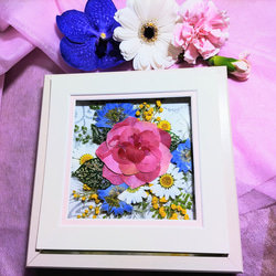 ステンドグラス 黄色の薔薇と蝶のパネル その他アート ようこ