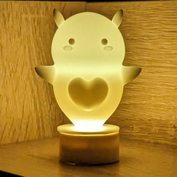 再販】まんまるカワウソさんランプ スタンドライト・テーブルランプ