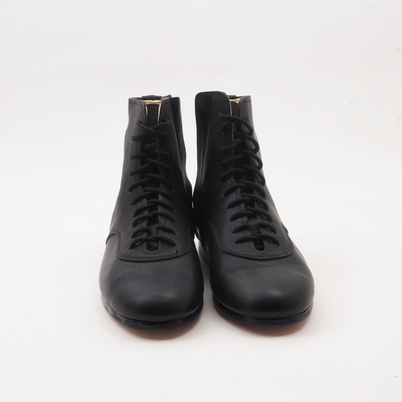 &lt;Made to order&gt;男士比賽靴（黑色）/全皮/麥凱法 第3張的照片