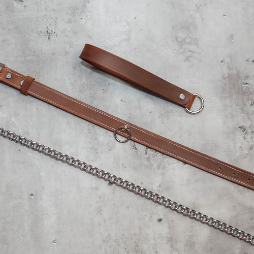 本革チョーカー 本革 チョーカー ネックレス レース ディアスキン 鹿革 日本製 6