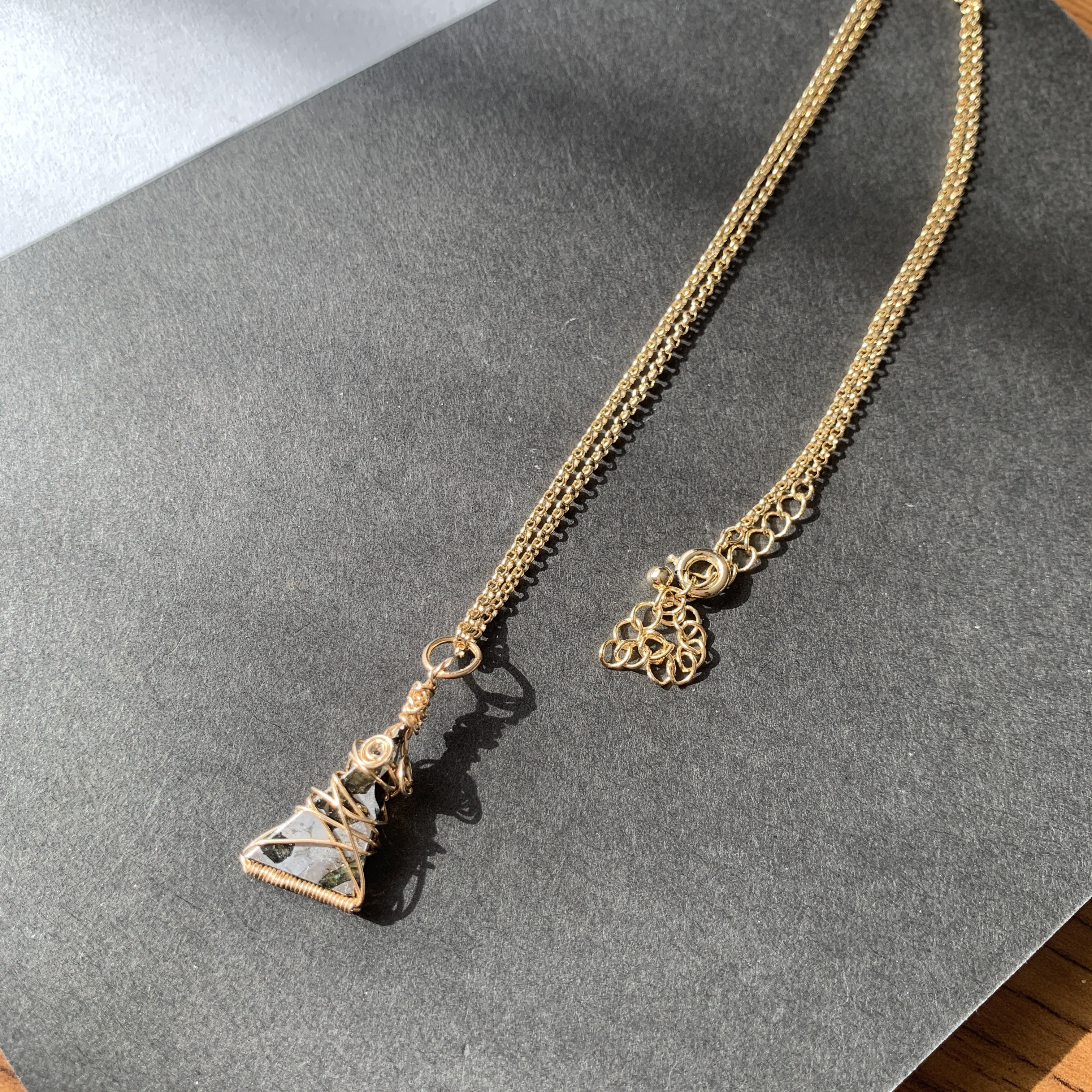 236.希少隕石　セイムチャン　ネックレス