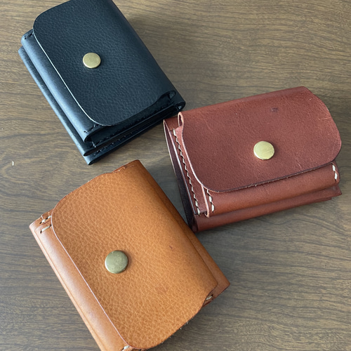 受注生産]コンパクトウォレット01 (イタリアンレザー) 小さい財布