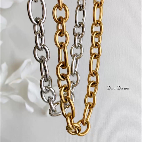 金属アレルギー対応 ステンレス マンテル留め具 ビッグチャンキー