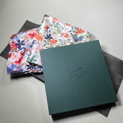 【受注製作】チーフ　ポケットチーフ　花柄　カラフル　プレゼント　ギフト　ハンカチ　　ハンドメイド　フラワー 8枚目の画像