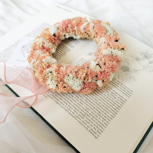 1.スターチスまん丸リース 1.スターチスまん丸リース