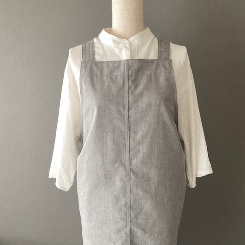 値下げ！！【新品未使用】Parsley エプロン グレー COTTON GAUZE APRON – Parsley