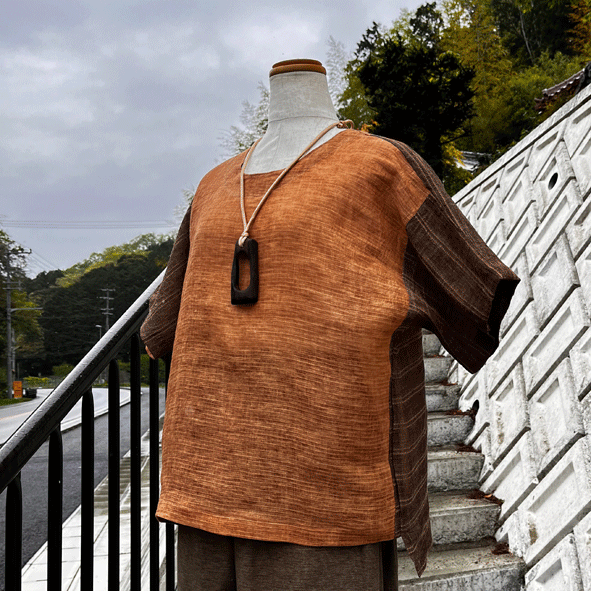 播州織プルオーバー23037