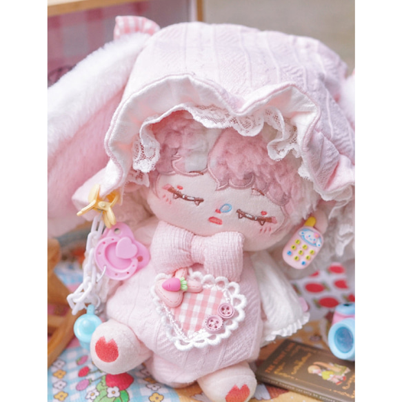 Amazon.co.jp: Etamo ぬい服 大きめ うさぎ パーカー 約 20cm