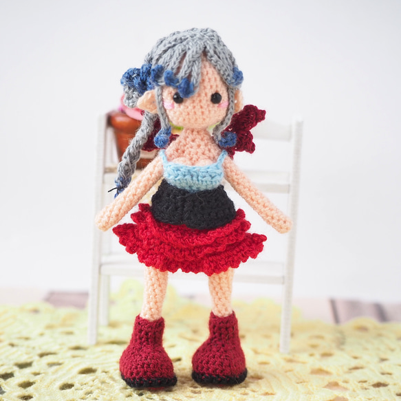 [S] 迷你惡魔女孩amigurumi [客製] 第1張的照片