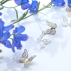 papillon〜蝶々のピアス【片耳用】 6枚目の画像