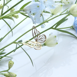 papillon〜蝶々のピアス【片耳用】 8枚目の画像