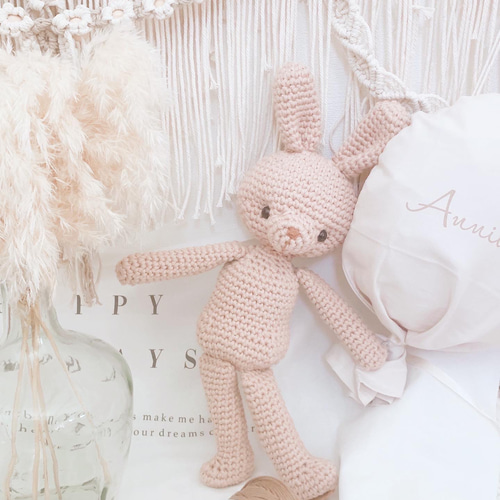 受注制作★　おかえりうさぎ　ファーストトイ　出産祝い　うさぎのぬいぐるみ Amazon.co.jp: labellabel レーベルレーベル ぬいぐるみ 動物 アニマル