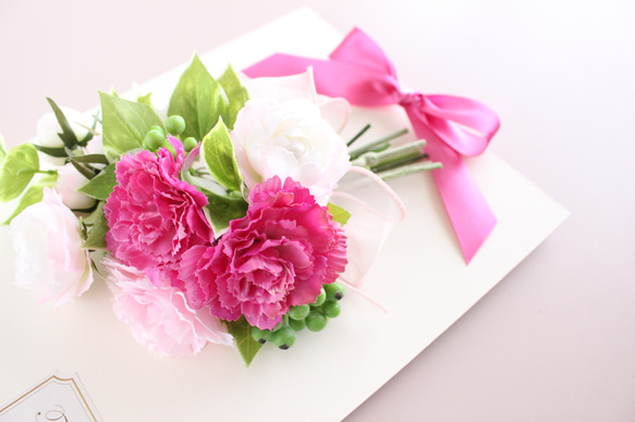 母の日に感謝の気持ちを込めて♡Wall deco flower〜carnation〜 19枚目の画像