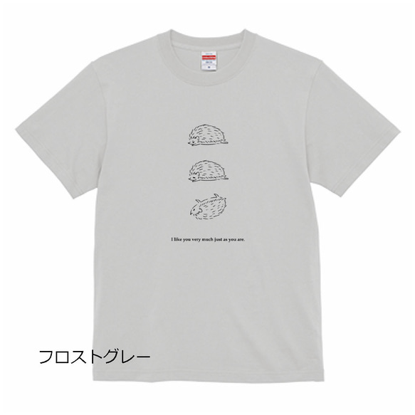 ５色から選べる♪はりねずみTシャツ 6枚目の画像