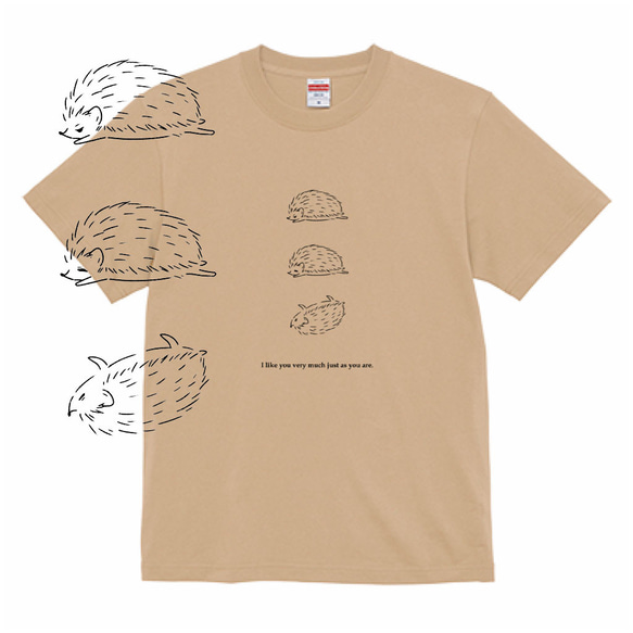 ５色から選べる♪はりねずみTシャツ 人気・おすすめ｜使いやすい・旅行におすすめ 品質保証 全国発送 正規品・日本国内発送・安心保証付き